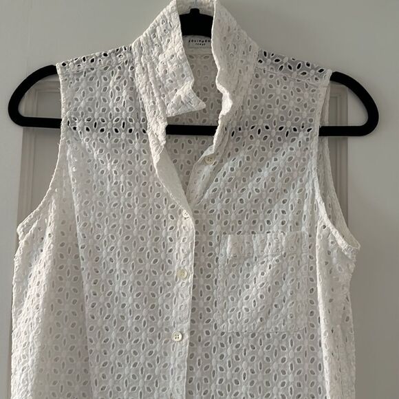 🧡 Equipment Eyelet Top Tunic Swim Cover-Up - Picture 1 of 5